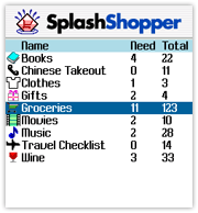 SplashShopper for BlackBerry
