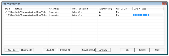 database sync