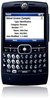 SplashID Password Manager for Windows Mobile