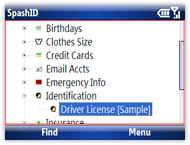 Tree View provides an alternativ way to look at your logins on Treo and Palm