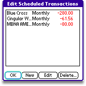 Scheduled Transaction