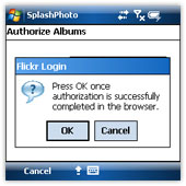 Flickr Authorization