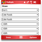 Multiple Stores